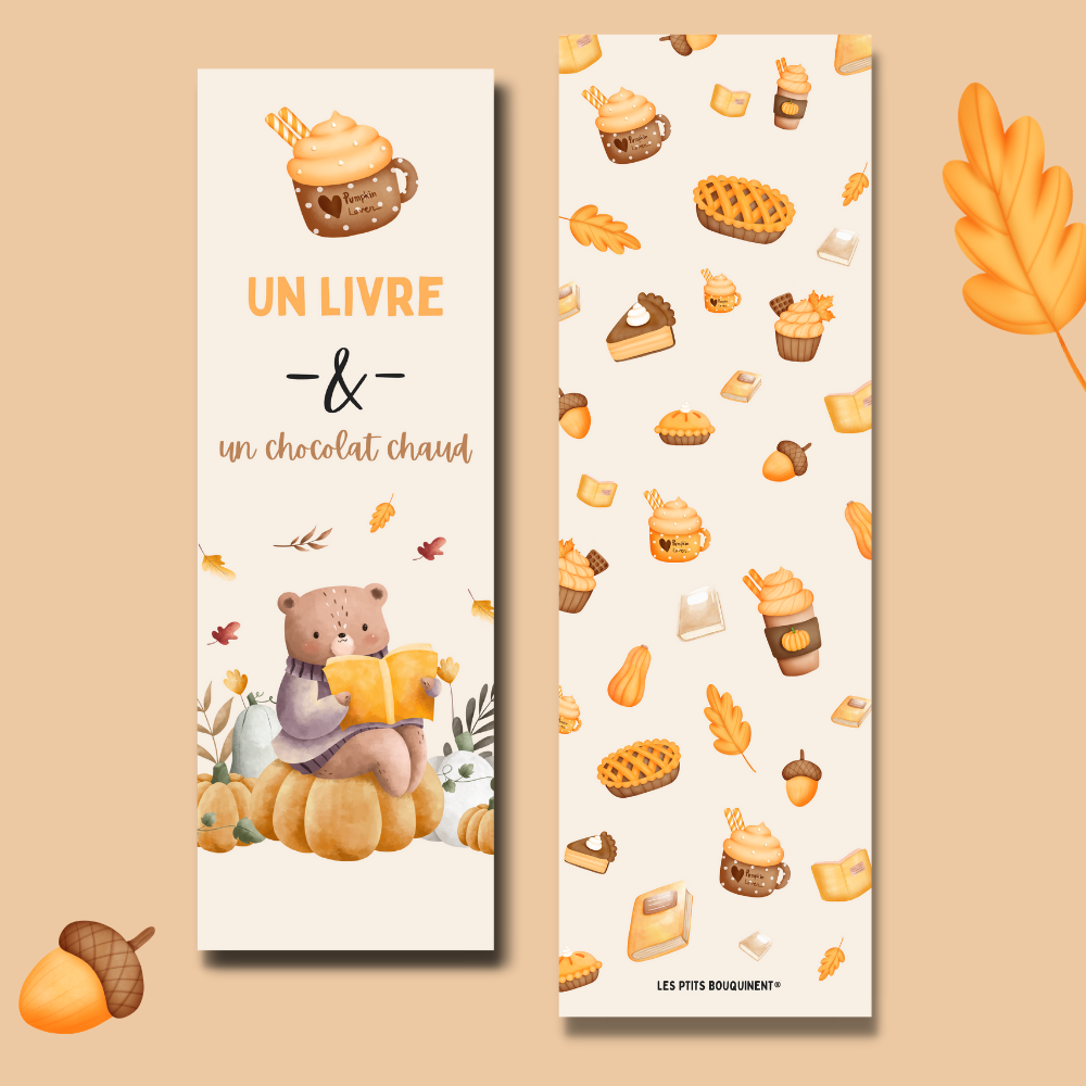 Marque-Page "Goûter d'automne"