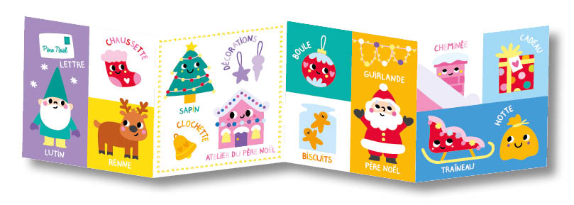 Livre accordéon – Mon pinceau magique – Joyeux Noël