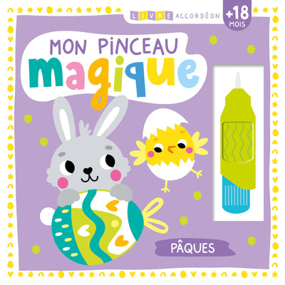 Livre accordéon – Mon pinceau magique – Pâques