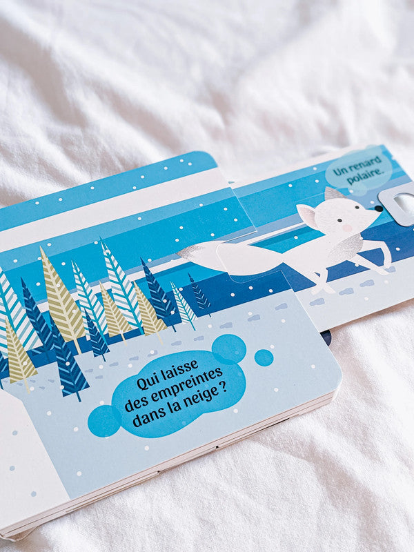 Dans la neige - Mon joli livre cache cache